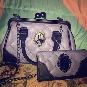N.B.C Jack and Sally Matching purse and wallet set